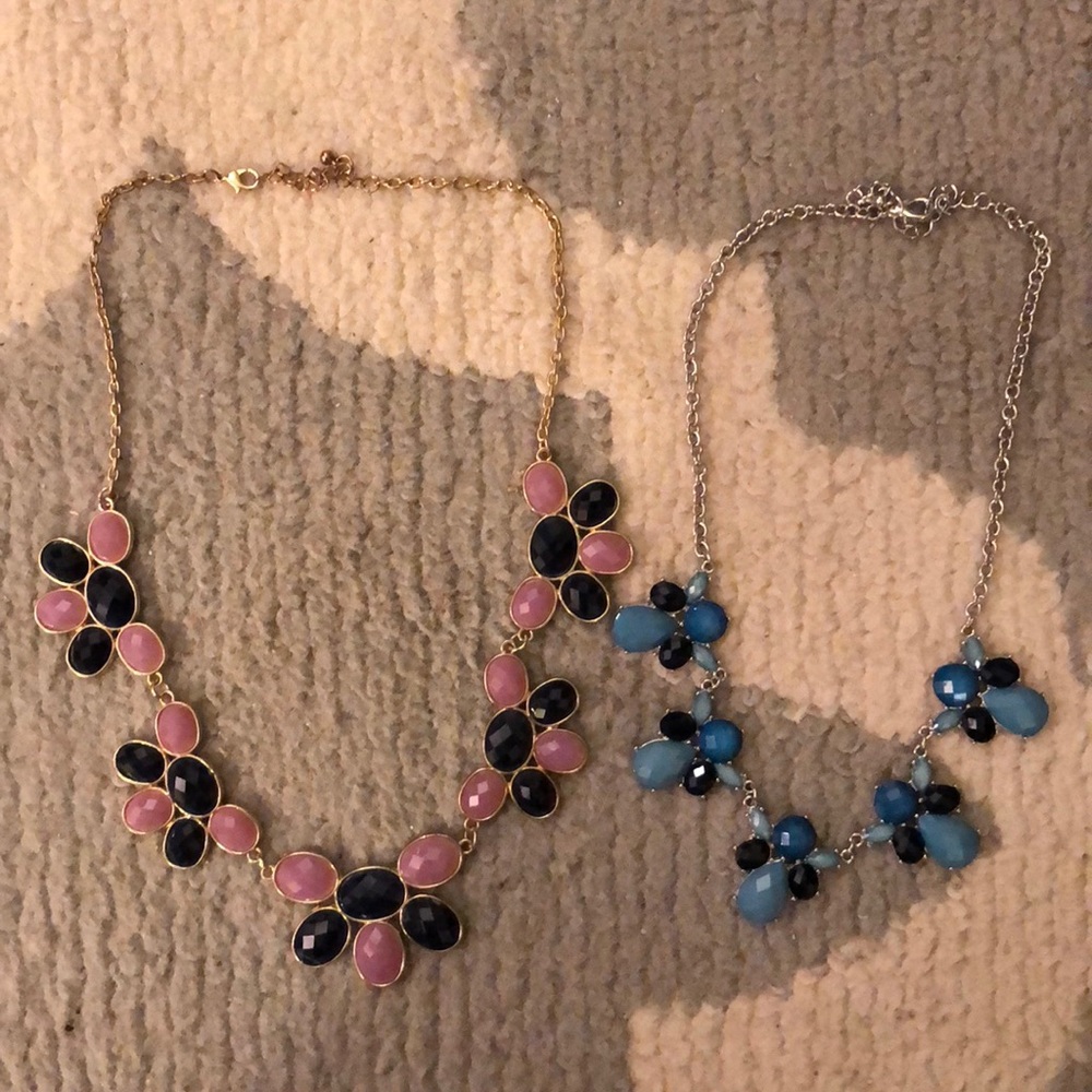Two bib necklaces- never worn!